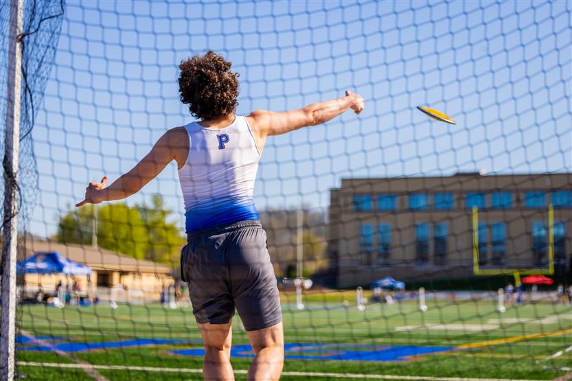Students compete in track and field